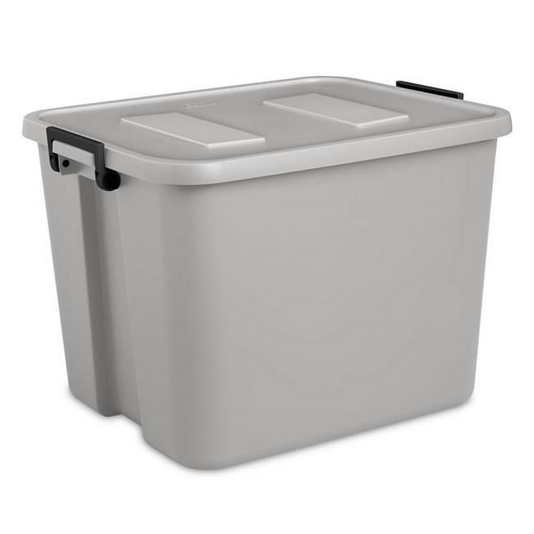 Sterilite Large Container Bins with Lids, 20 Gallon