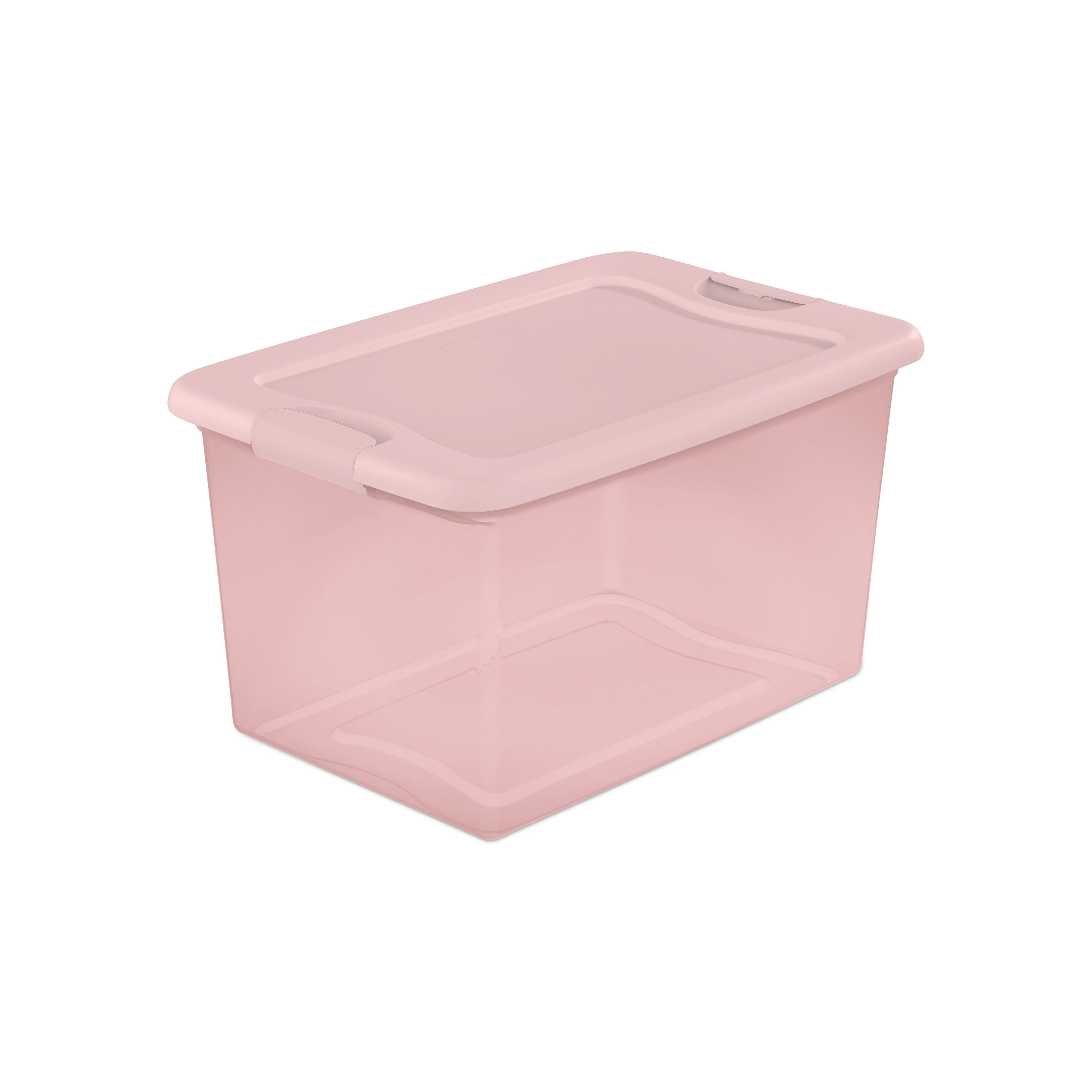 Sterilite 64 Quart Latching Storage Tote Box (6 Pack) + Deep Clip