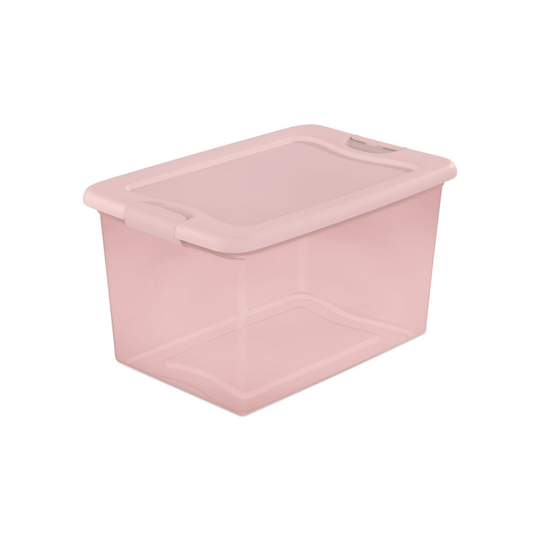 Sterilite 64 Qt Latching Plastic Stacking Holiday Storage Bin With