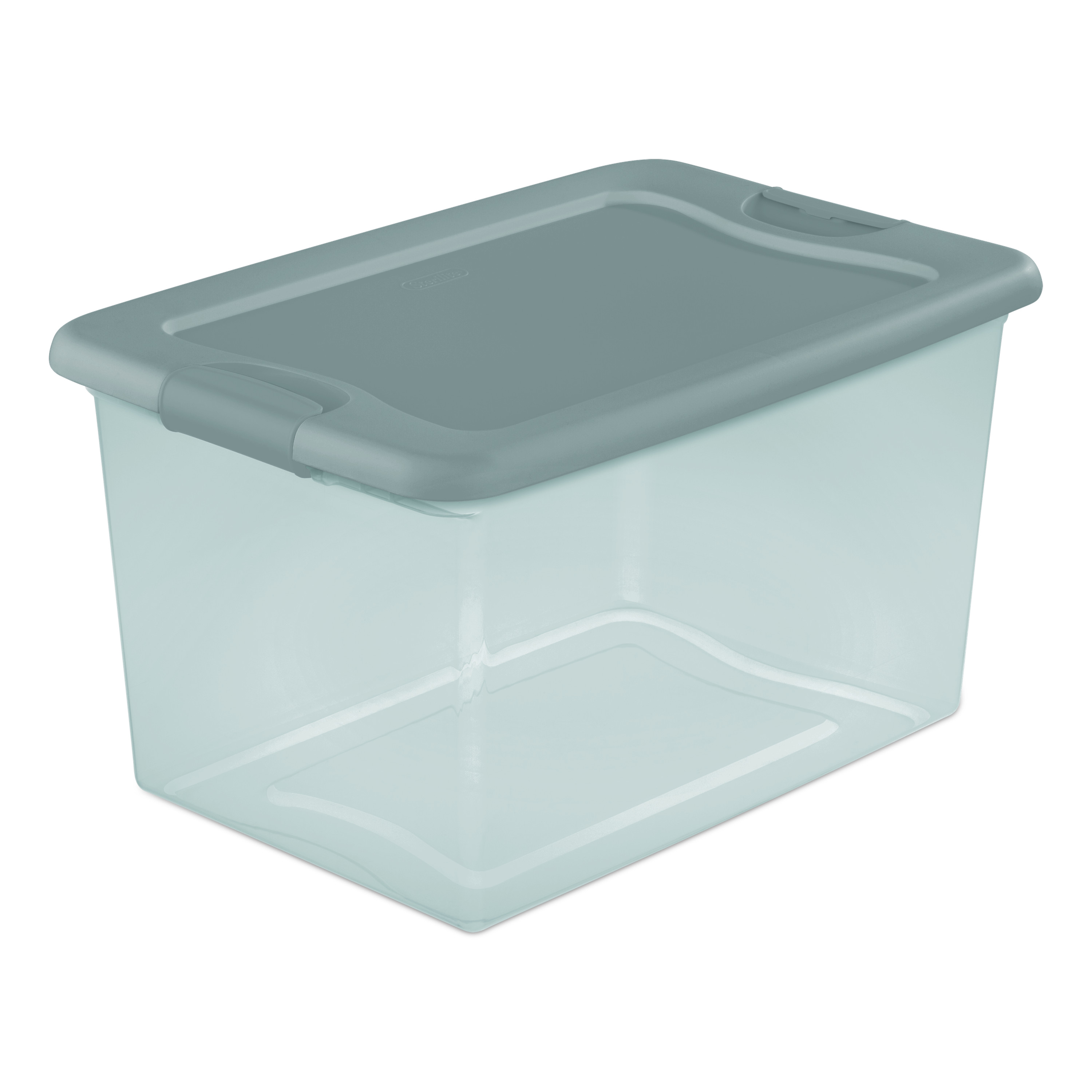 Sterilite 64 Qt. Latching Box Plastic, Aqua Slate Tint - image 1 of 4