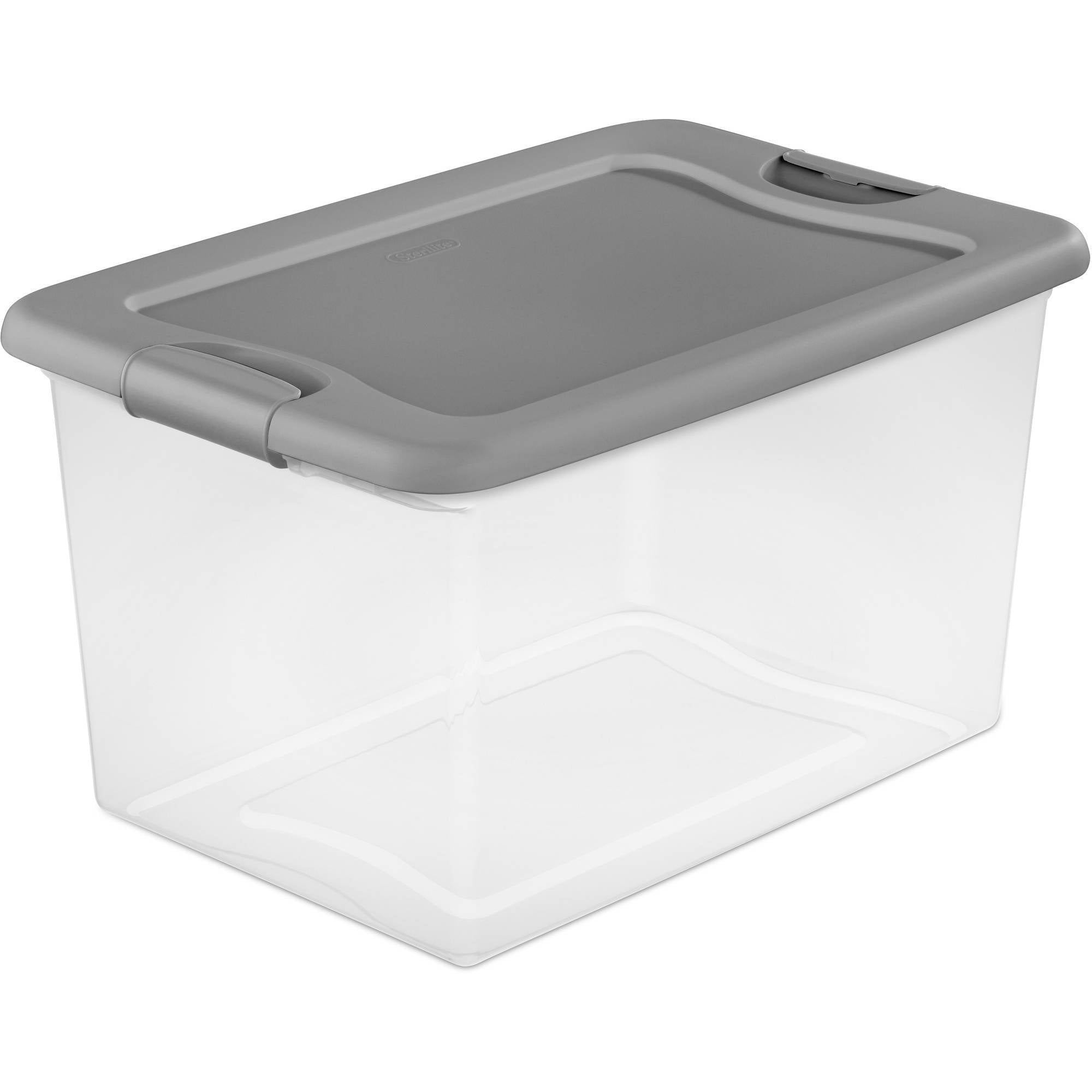 Walmart 64 qt latching tote sale