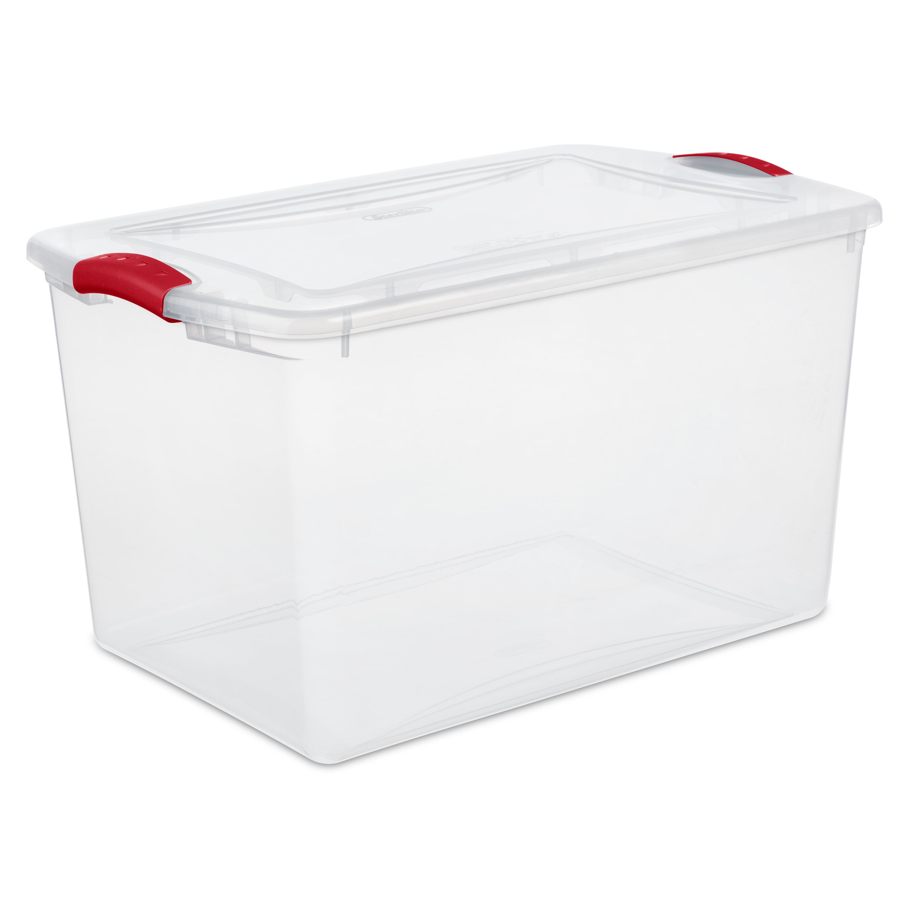 Sterilite 66 Qt. Latch Box Infra Red Case of 6 - Walmart.com