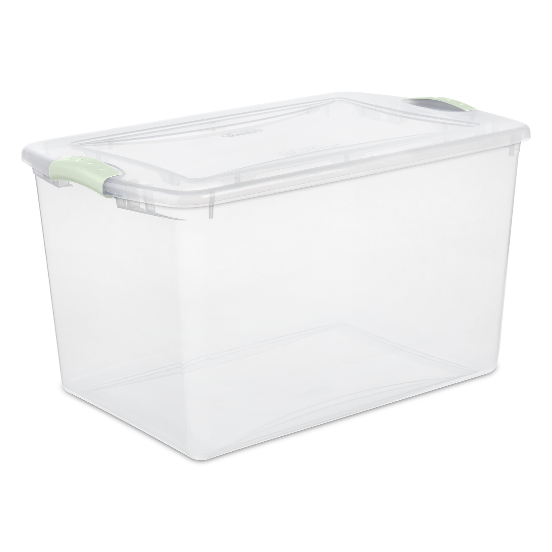 Sterilite 66 Qt. Latch Box Plastic Adult, Soft Sea