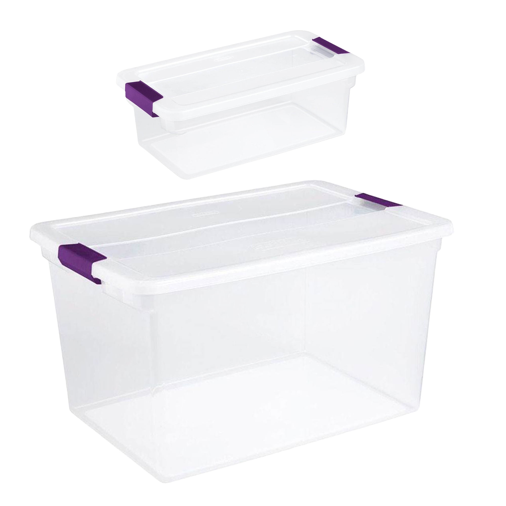 Sterilite 66 Quart Storage Totes, 6 Pack, and 6 Quart Storage Totes, 12  Pack, 1 Piece - Pick 'n Save