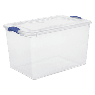 Black Plastic Ice Caddy with Hinged Lid - 23L x 31 3/16W x 31 3/16H