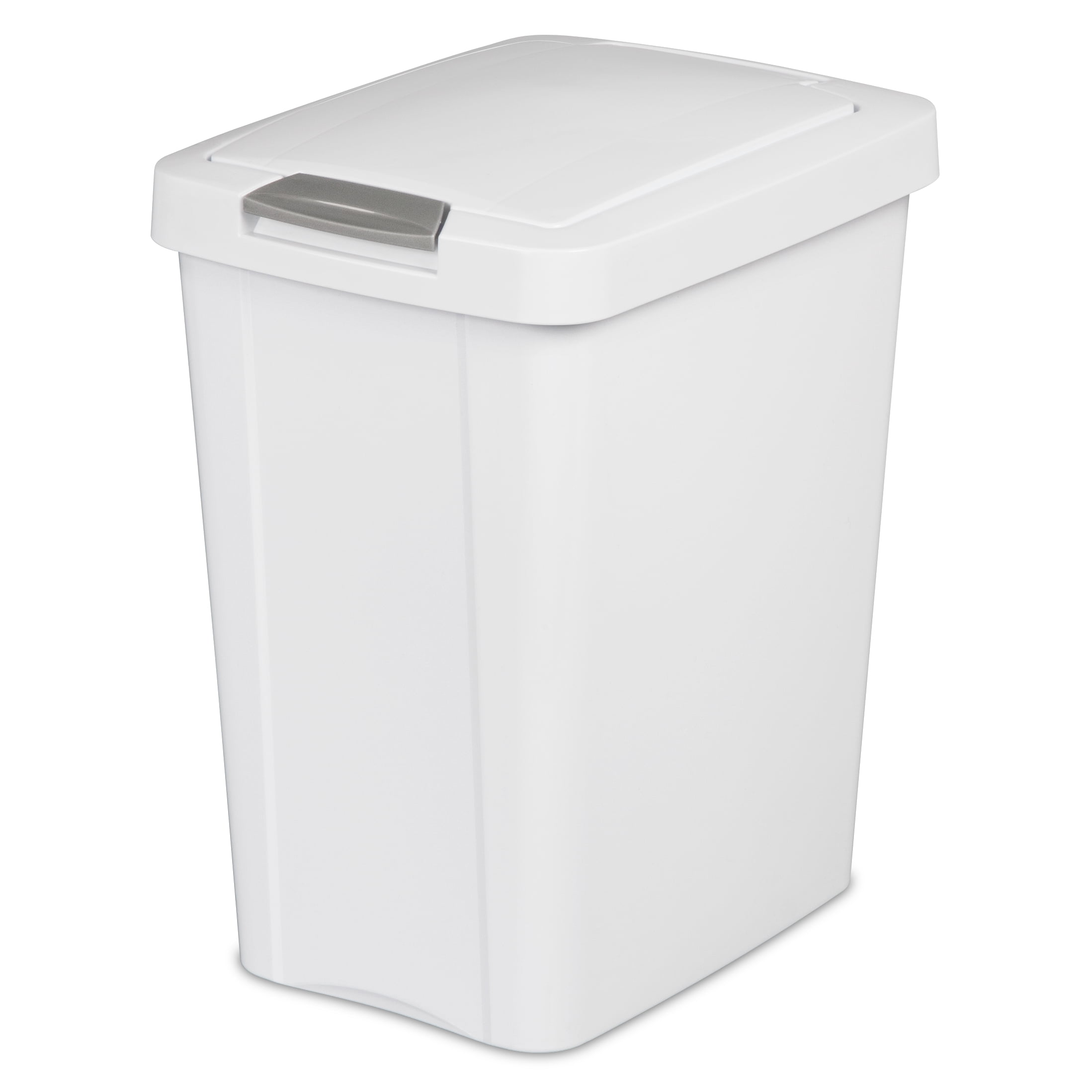 Sterilite 7.5 Gallon Slim Kitchen Garbage Bin, Touch Top Lid
