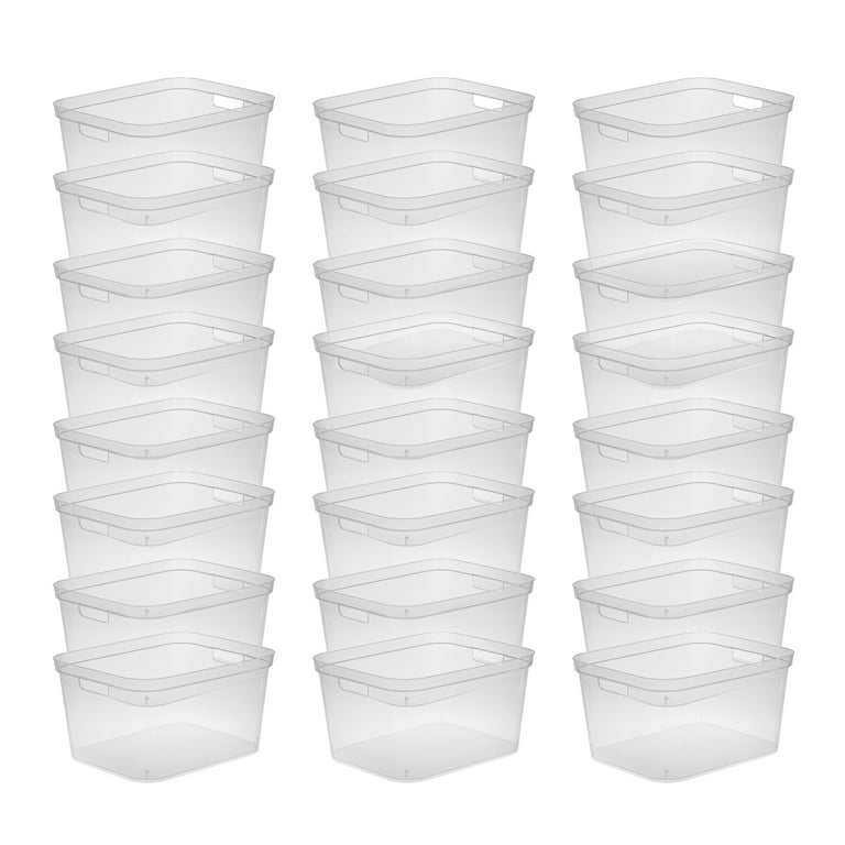 Cylinder Plastic Containers, 1-Inch, 8-Count