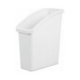 thumbnail image 1 of Sterilite 8 Gallon Durable Indoor Household Under Sink Plastic Wastebasket, White, 1 of 1