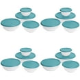 thumbnail image 1 of Sterilite 8 Piece Covered Bowl Set Blue Atoll Set of 4, 1 of 4