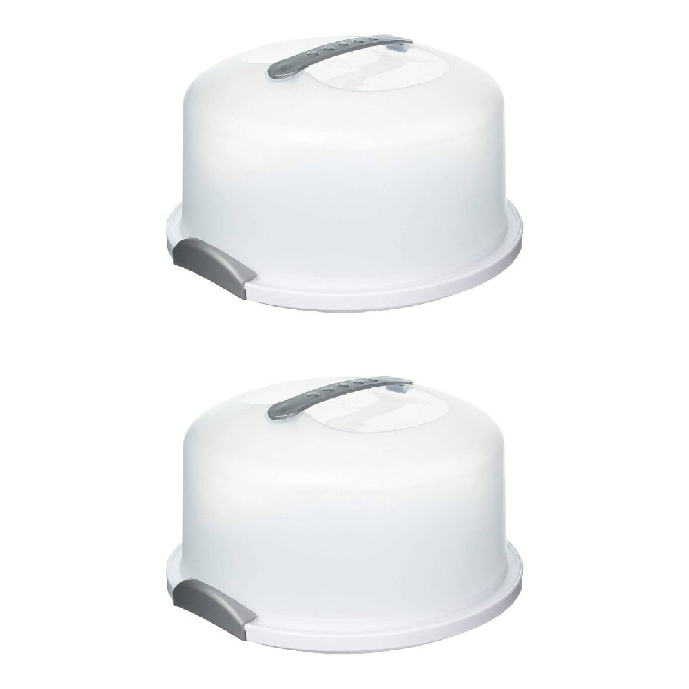  2 Pack Pie Carrier Cake Storage Container with Lid