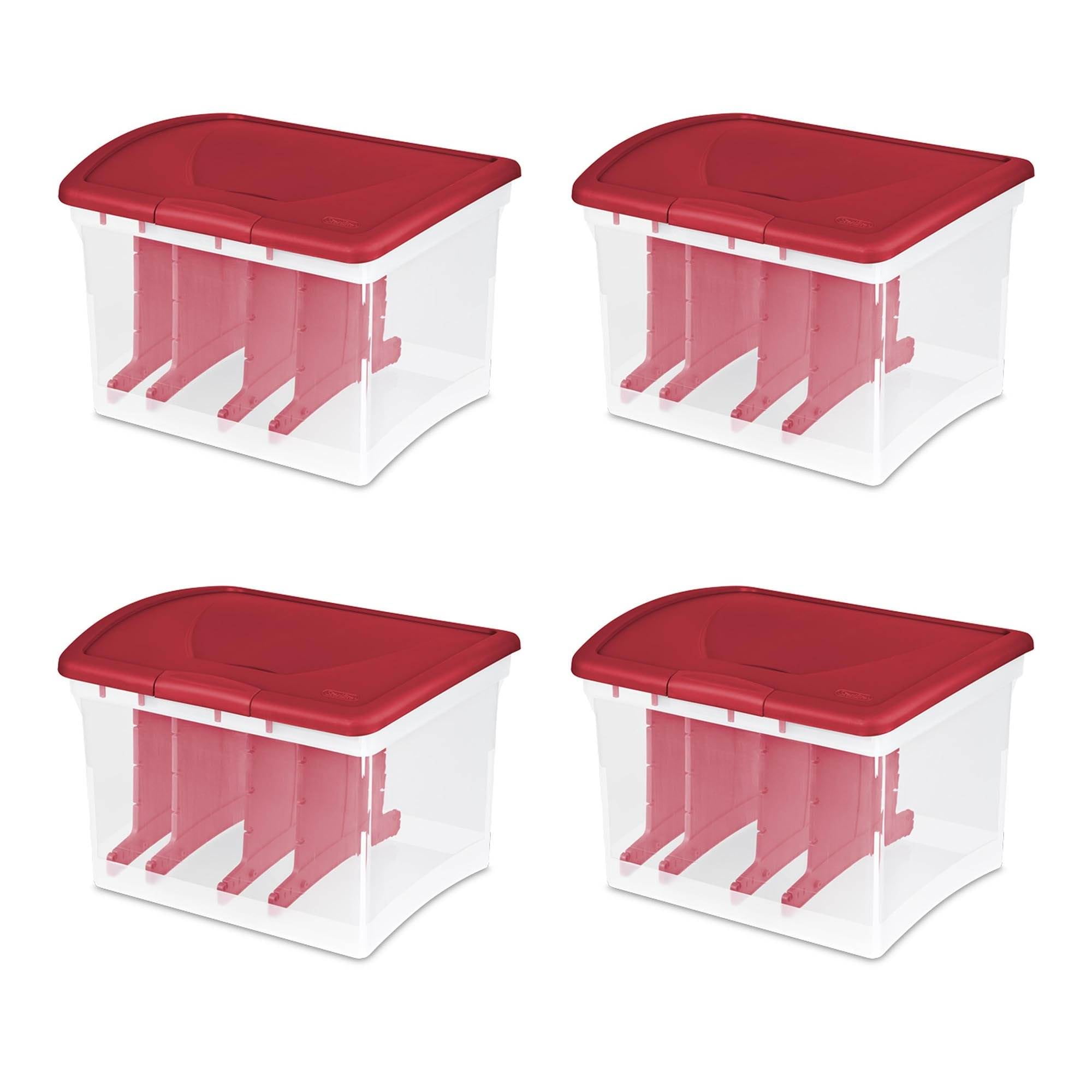 Greenco Clear Foldable Boot Storage Boxes-5 Pack