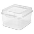 thumbnail image 1 of Sterilite Clear Plastic Flip Top Latching Storage Box Container w/ Lid (36 Pack), 1 of 9