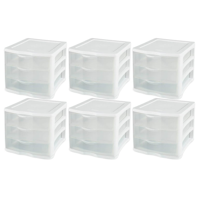https://i5.walmartimages.com/seo/Sterilite-Clear-Plastic-Stackable-Small-3-Drawer-Storage-System-6-Pack_f08cd3e3-7fe6-43c6-b30f-860ec108bf47.04c60f5ad142c70c4dbf9b59a3e8a976.jpeg?odnHeight=768&odnWidth=768&odnBg=FFFFFF
