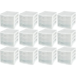 Sterilite Convenient Home 3-Tiered Stacking Carry Storage Box
