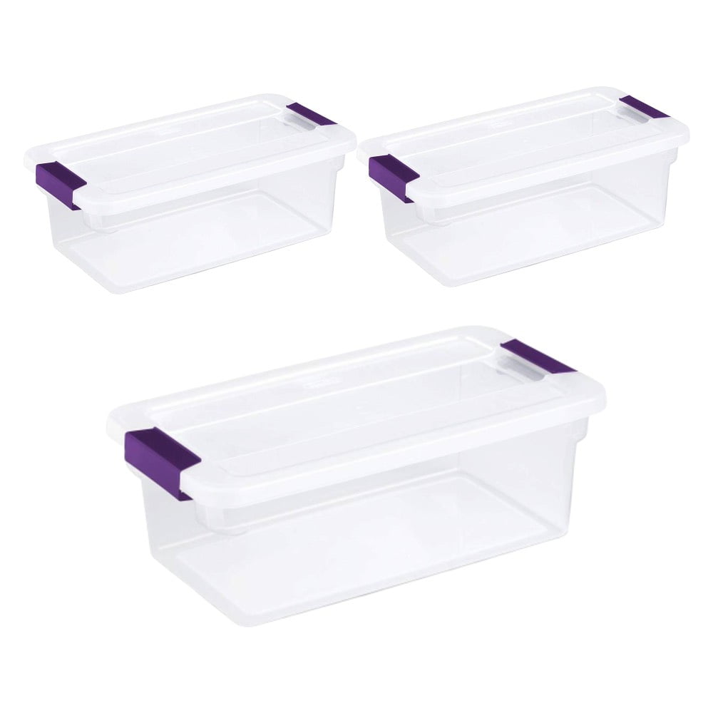 https://i5.walmartimages.com/seo/Sterilite-ClearView-Latch-Box-1751-Storage-Box-6-Quart-Container-Clear-With-Plum-Latches-3-Pack_d303b86a-b5b1-4023-bc67-5b9ce881dc37_1.fdd3089182c9aa458abae53e913fd2c1.jpeg