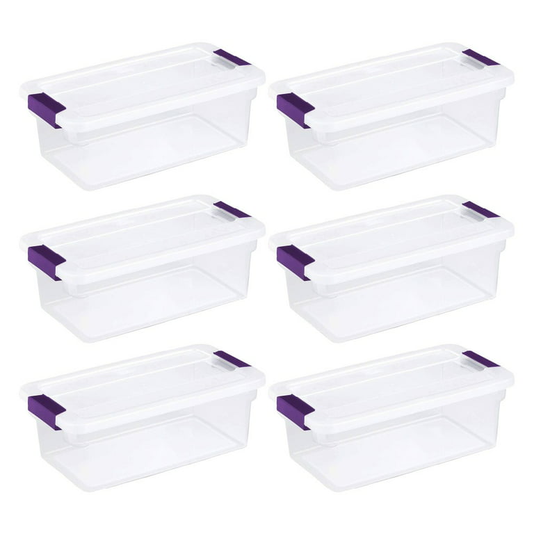 https://i5.walmartimages.com/seo/Sterilite-ClearView-Latch-Box-Storage-6-Quart-Container-Plastic-Clear-with-Plum-Latches-6-Pack_60a40125-fa42-482e-a2d1-734bbc74ac85.93546cb984f186d56d0c5fe3637212c4.jpeg?odnHeight=768&odnWidth=768&odnBg=FFFFFF