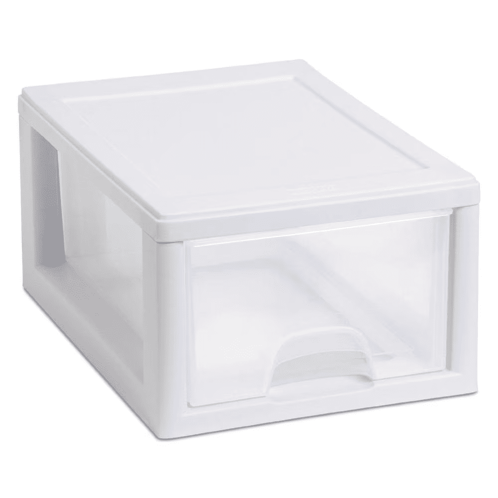 Sterilite Corp Stackable Closet Organizer, White