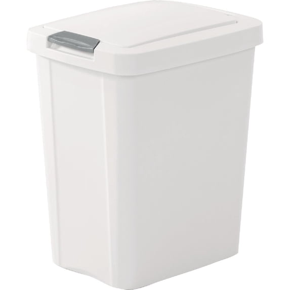 Sterilite Corp. Sterilite 7.5 Gallon White TouchTop Wastebasket - Single Pack