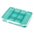 thumbnail image 1 of Sterilite Divided Case Stackable Plastic Small Storage Lidded Container, 18 Pack, 1 of 9
