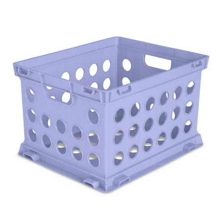 Sterilite File Crate Plastic, Spring Peri