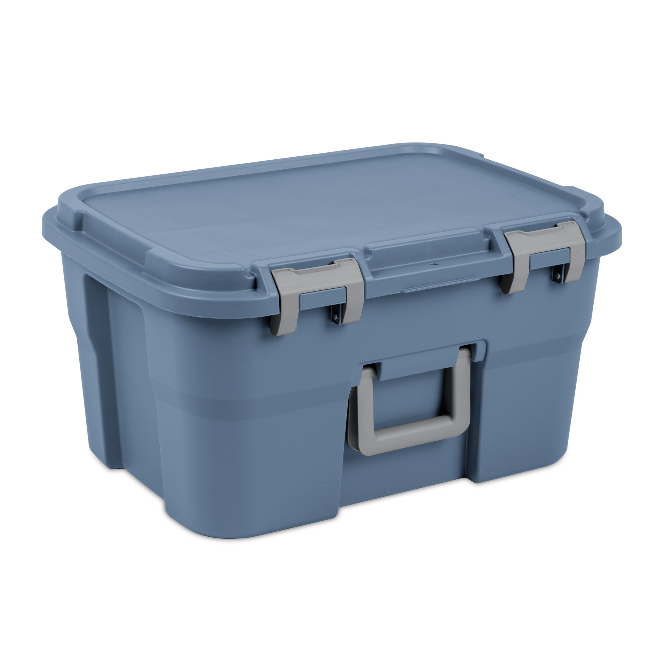 Sterilite 14 Gallon Footlocker Storage Bin, Heavy Duty Plastic Storage