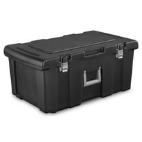 Sterilite Footlocker Plastic Adult, Black