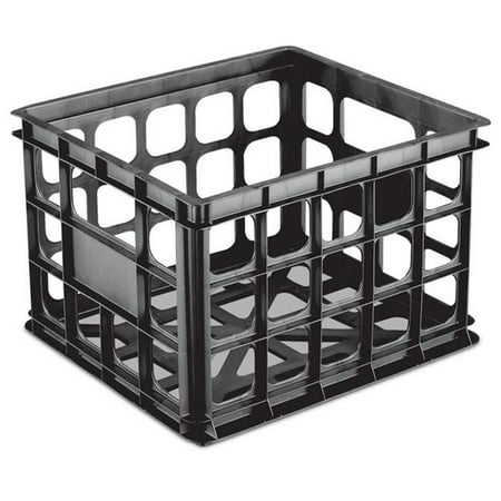 Sterilite - Plastic Storage Box Milk Crate Containers Home (6 Pack)