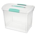 thumbnail image 1 of Sterilite Large Nesting ShowOffs Portable File Box with Latches (18 Pack), 1 of 12
