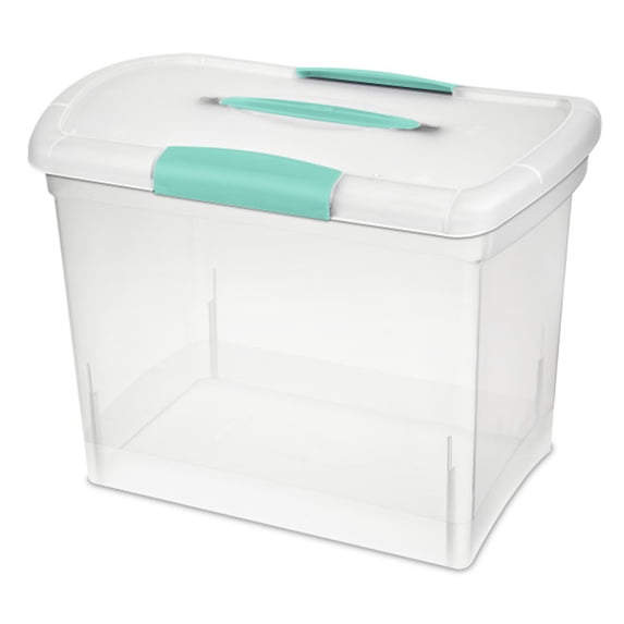 Sterilite Large Nesting ShowOffs Portable File Box with Latches (18 Pack)