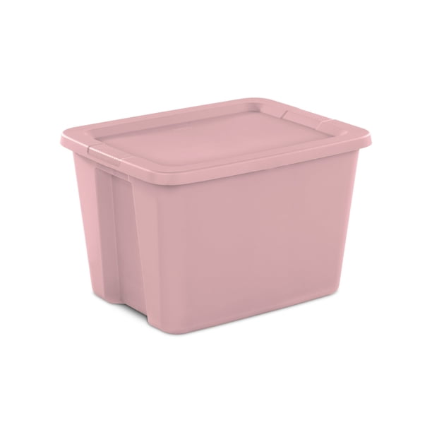 Pink Sterilite Storage Bins