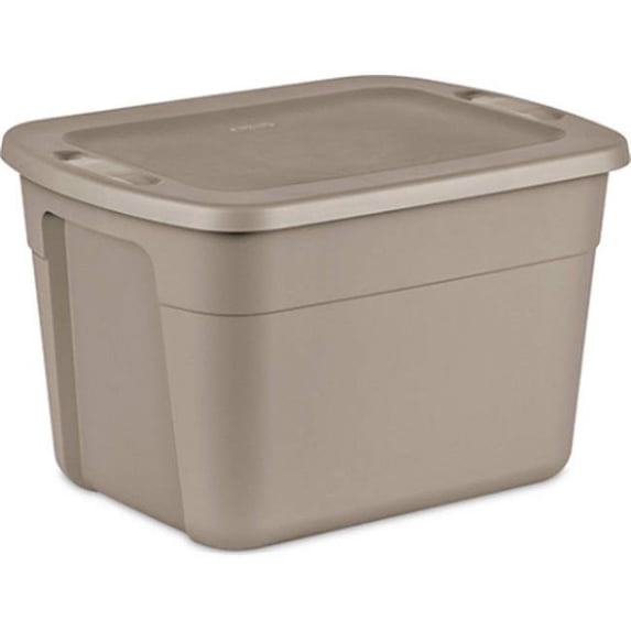 Sterilite Lightweight Polypropylene Hazelwood Storage Tote, Multicolor