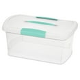 thumbnail image 1 of Sterilite Medium Nesting ShowOffs, Stackable Storage Bin with Latch Lid, 24 Pack, 1 of 11