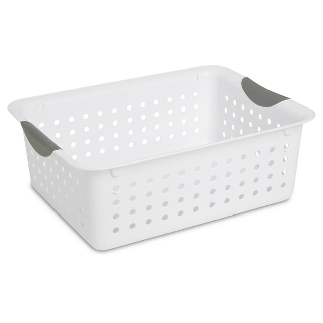 Sterilite Medium Ultra™ Basket Plastic, White