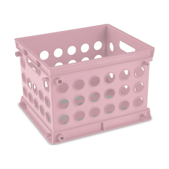 Sterilite Mini Crate Mauve Splash