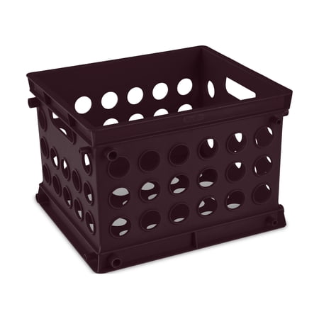 Sterilite Mini Crate Metropolis Burgundy