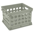 Sterilite Mini Crate Plastic, Green River