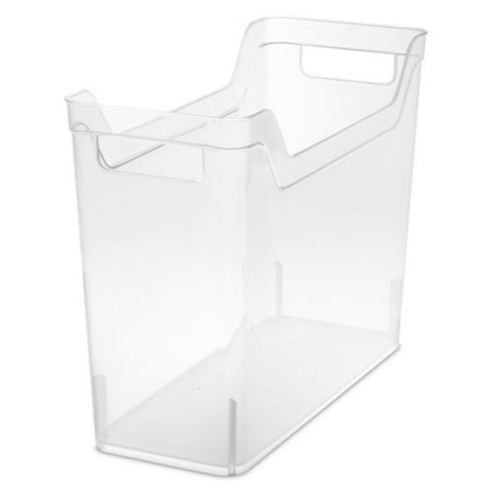 Sterilite Narrow Shelf Home Storage Organizing Plastic Container, 6 Pack