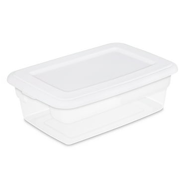 Sterilite Plastic 12 Qt. Storage Box White