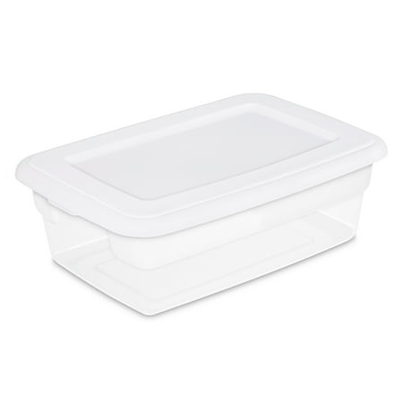 Sterilite Plastic 12 Qt. Storage Box White