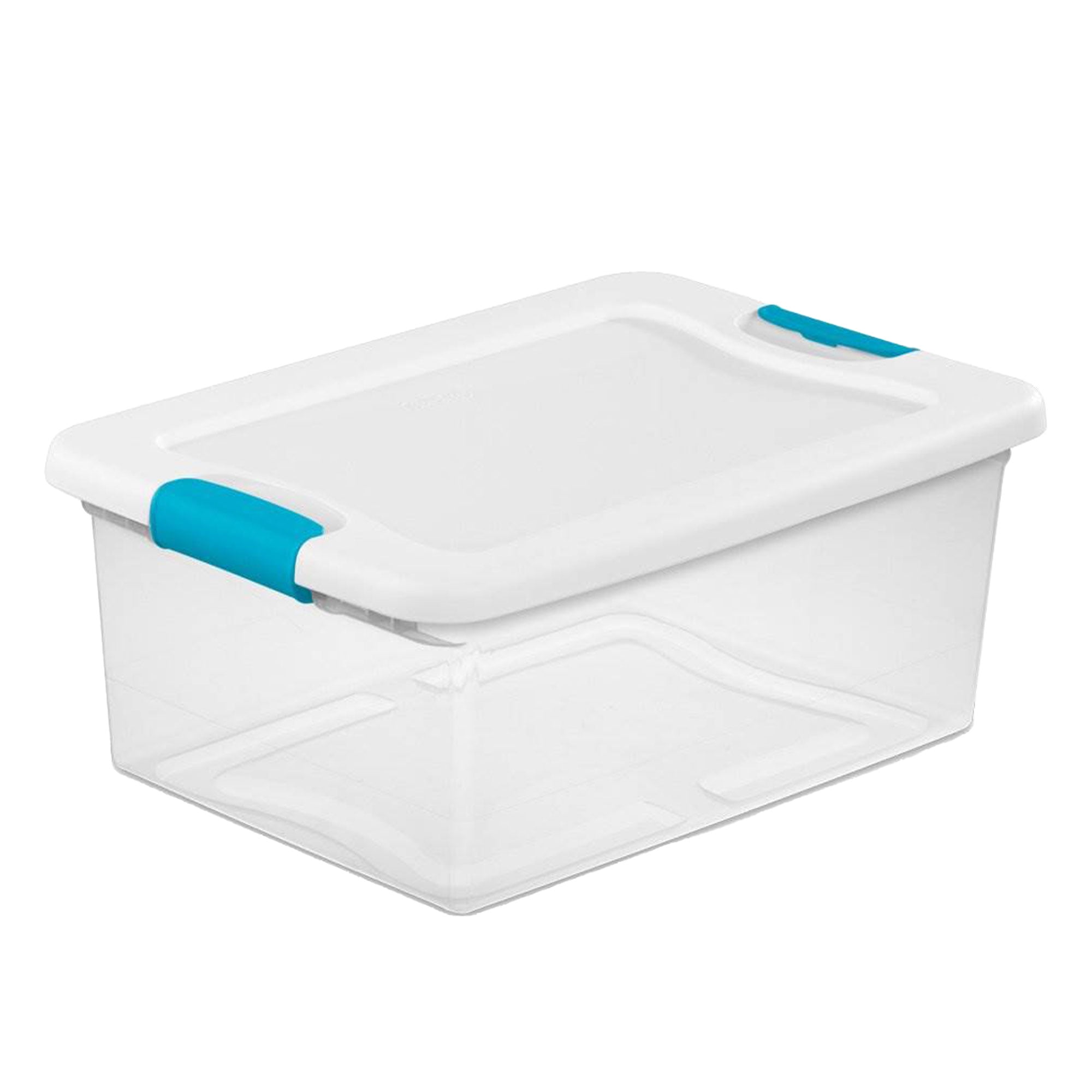 IRIS USA 20 Pack 5qt Plastic Storage Bin Tote Organizing Container with  Latching Lid, Clear