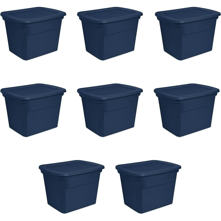 Free Shipping! Sterilite 18 Gal Storage Tote, Stackable Bin with