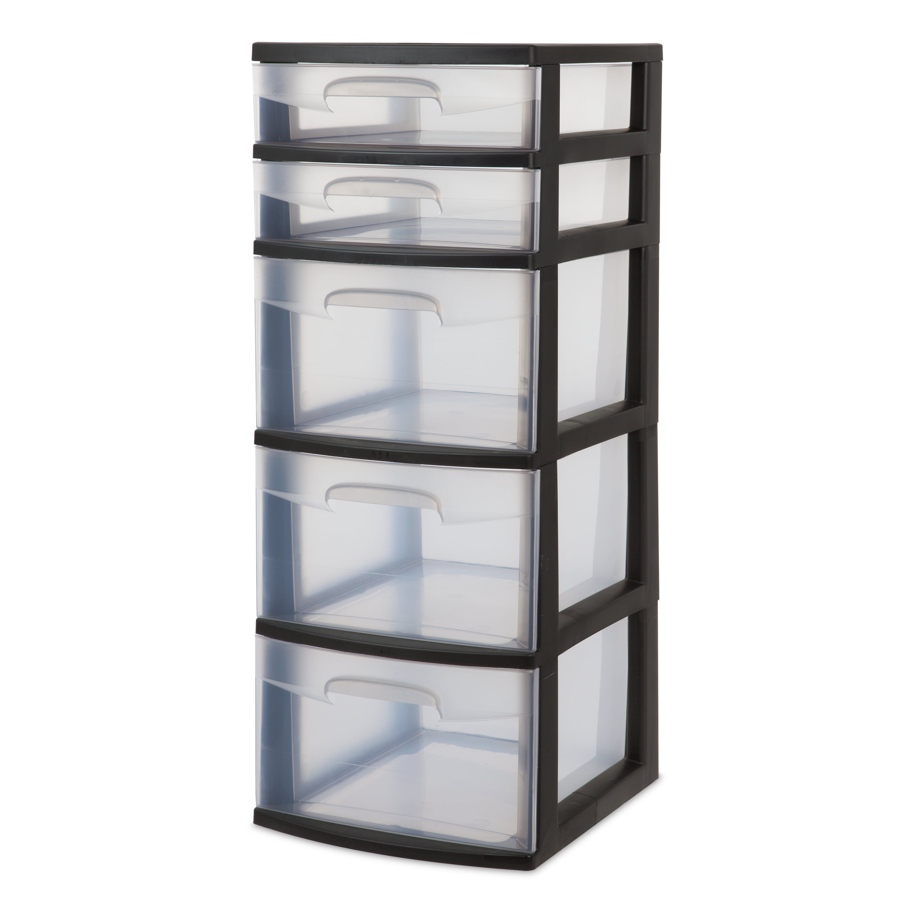 https://i5.walmartimages.com/seo/Sterilite-Plastic-5-Drawer-Tower-Black-with-Clear-Drawers-Adult_091c33d6-9924-46b3-b3bf-56b622c0457b_2.4d9abb7f401c85a42df1dada0f30bd8d.jpeg