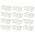 thumbnail image 1 of Sterilite Plastic FlipTop Latching Storage Box Container, Clear, (6 Pack), 1 of 8