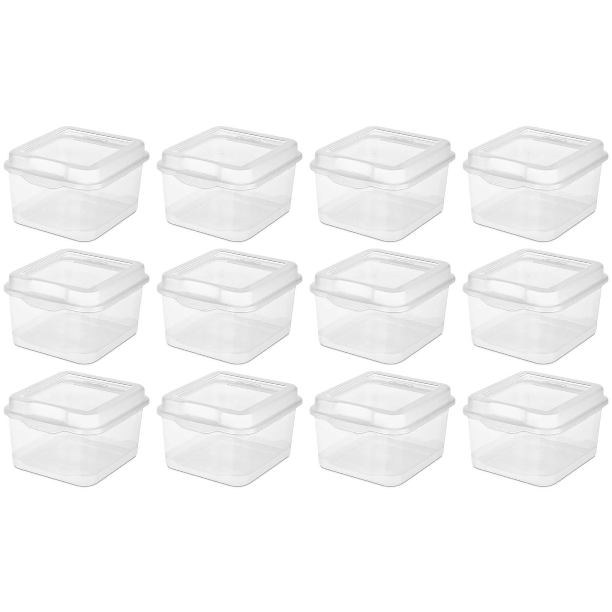 Sterilite Storage Containers with Domed Lid Chips & Dip, Veggies