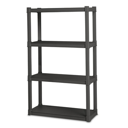 Sterilite 4 Shelf Unit, Flat Gray