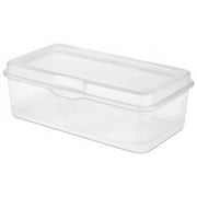 Sterilite Plastic Large FlipTop Container, Clear, Adult