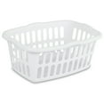 thumbnail image 1 of Sterilite Plastic Laundry Basket, 1.5 Bushel Clothes Hamper, White, 24 Pack, 1 of 9