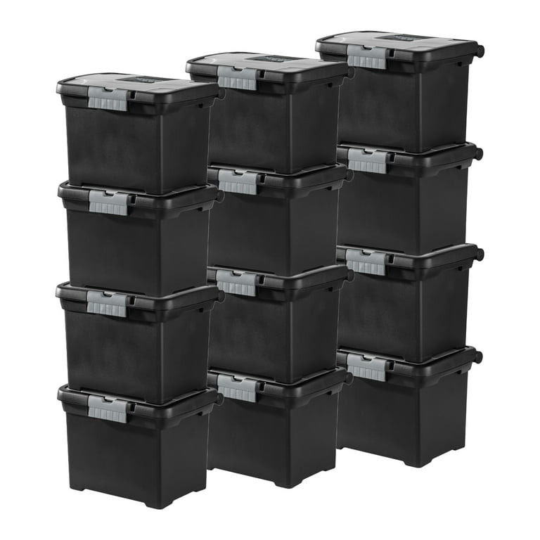 Sterilite Portable File Box Organizer, Letter Size Hanging Folders