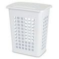 thumbnail image 1 of Sterilite Rectangular LiftTop Plastic Laundry Hamper Basket Bin, (12 Pack), 1 of 9