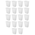 thumbnail image 1 of Sterilite Rectangular Wastebasket 9 Gal Open Top Trash Bin, 18 Pack, White, 1 of 5